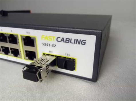 How to connect SFP module - FASTCABLING