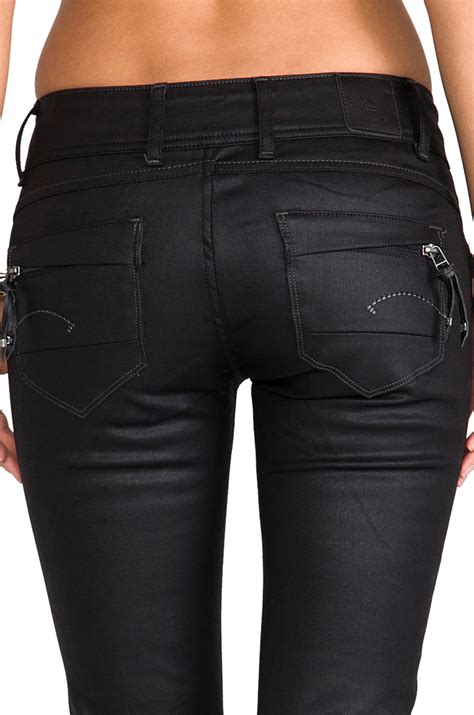 Lyst - G-Star Raw Midge Cody Skinny in New Comfort Mirror Denim Raw in ...