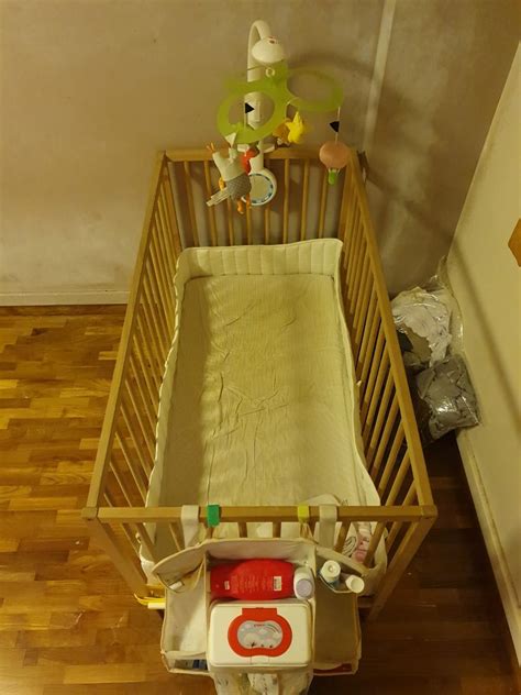 Ikea Baby Cot, Babies & Kids, Baby Nursery & Kids Furniture, Cots & Cribs on Carousell