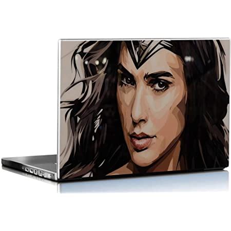 PIXELARTZ Laptop Wonder Woman Diana Prince 15.6 Inches Skins/Stickers ...