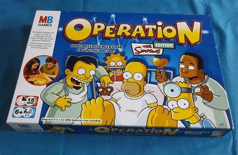 Hasbro MB Games - Simpsons Operation - 5010994076474 for sale online | eBay | Operation game ...