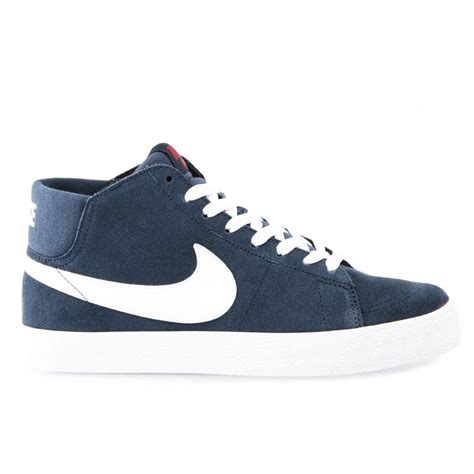 Nike SB Blazer Mid Lr Navy/White | Natterjacks