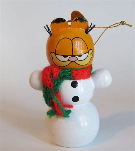 Garfield the Cat Snowman Christmas Ornament by OurSweetHome, $5.50 ...