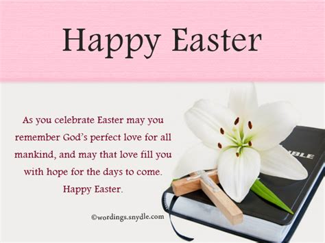 Religious Easter Messages and Christian Easter Wishes - Wordings and Messages