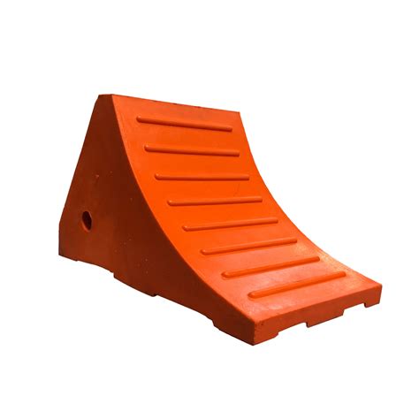 Heavy Duty Wheel Chock Orange 30 Ton | Traffic Safety Zone