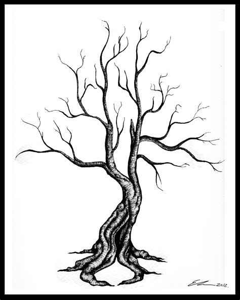 Dead Tree Tattoo by ellestril on DeviantArt