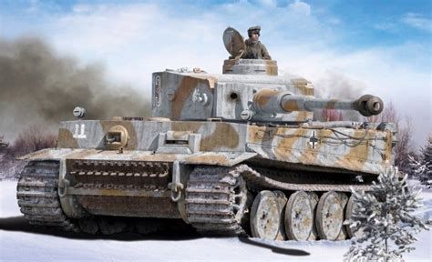 PzKpfw.VI " Tiger " ( " Tiger " im Schnee . ) Author : Valery Petelin ...