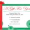 Homemade Christmas Gift Certificates Templates – Rebeccachulew.com