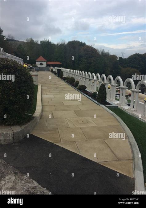 Aberfan Memorial Garden and Cemetery, Aberfan Stock Photo - Alamy