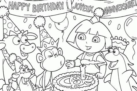 Free Printable Dora The Explorer Coloring Pages For Kids