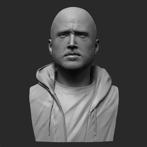 Breaking Bad – Jesse Pinkman Bust – STL Files for 3D Print – 3D Kiee Shop