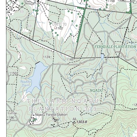 3128BD TSOLO Map by Chief Directorate: National Geo-spatial Information | Avenza Maps