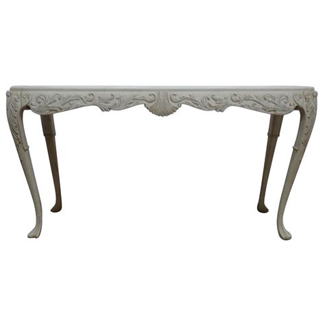 Polychromed Rococo Spanish console For Sale at 1stDibs