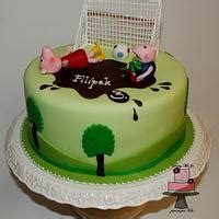 Peppa Pig and football - cake by Marie - CakesDecor