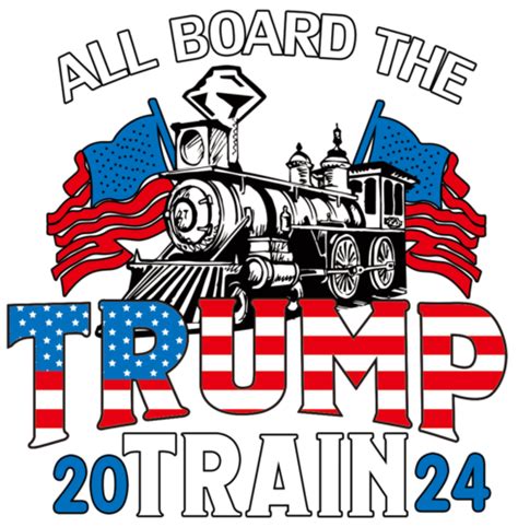 ALL BOARD THE TRUMP TRAIN 2024 SELF IRON ON HEAT TRANSFER For T shirt LOT 1-24 | eBay