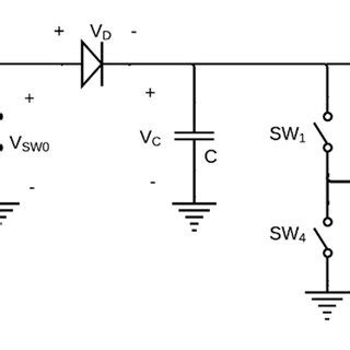 illustrates a coupling of the load with a transformer and capacitive ...