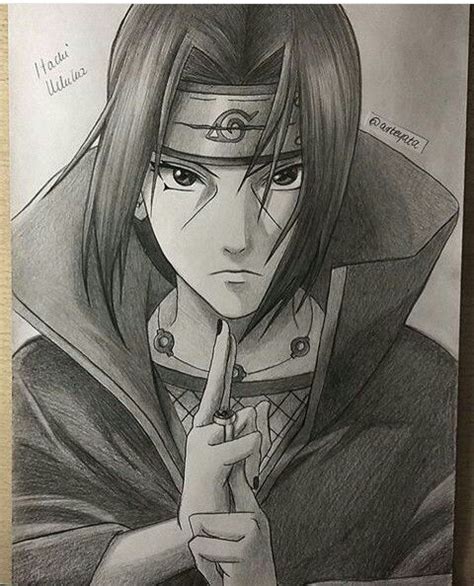 Dibujos A Lapiz De Itachi - Itachi Dibujos Naruto A Lapiz Novocom Top