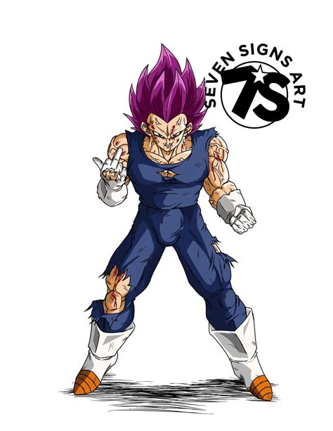 Ultra Ego Vegeta (Vincent graphic art) : r/dbz