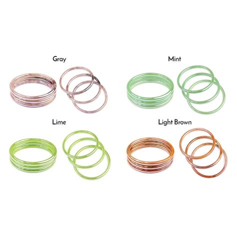 Glass Bangles | 12 Colors! - BelleChic