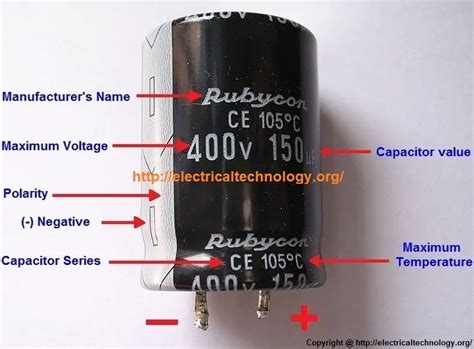 General Capacitor Nameplate Rating | Electrolytic Capacitor