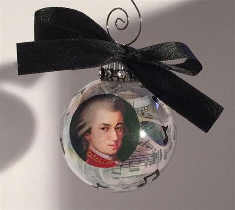 The Cottage Shop - Mozart with Music Papers Christmas Ornament