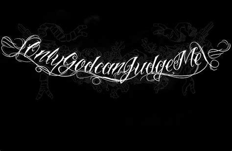 Only God Can Judge Me Tattoo Drawing, tupac only god can judge me HD wallpaper | Pxfuel