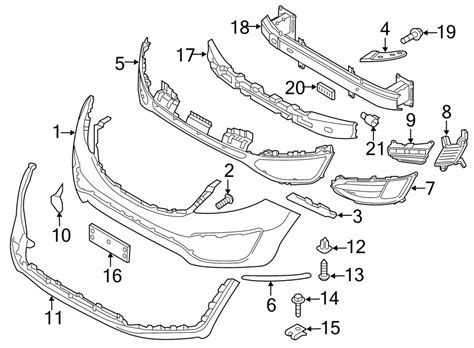 2022 Kia Seltos Bumper Cover Bracket (Left, Front, Upper - 865513W000 | City Kia of Greater ...