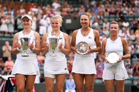 Barbora Krejcikova and Katerina Siniakova - Ladies' Doubles Final of ...