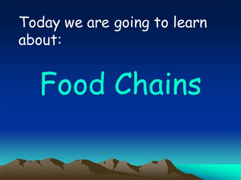 Food Chain powerpoint by BeeTS - Teaching Resources - Tes