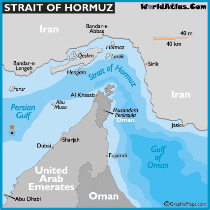 Strait Of Hormuz | Strait of hormuz, Geography map, Map