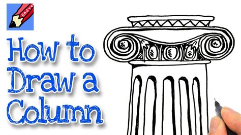 How to draw an Ionic Column Real Easy | Greece art, Ancient greece art, Ancient greek art