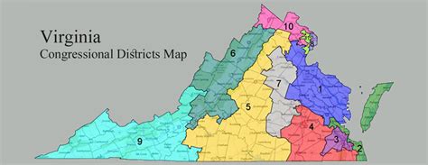 Virginia District Map | Virginia Map