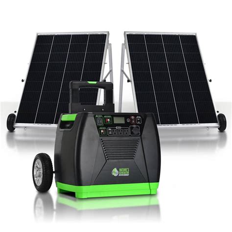 NATURE'S GENERATOR ELITE 3600-Watt/5760W Peak Push Button Start Solar ...