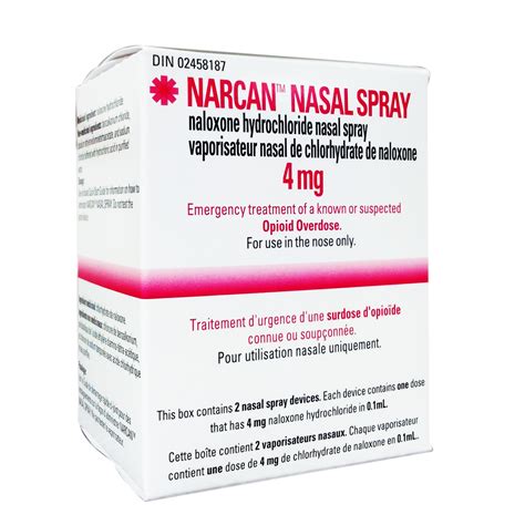 Narcan Nasal Spray 4 mg (2 units)