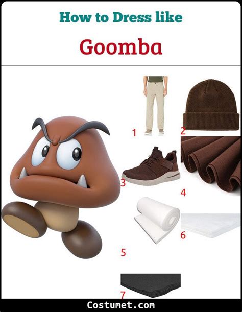 Goomba (Super Mario) Costume for Cosplay & Halloween