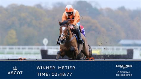 Metier Wins The Play The Coral 'Racing Super Series' 'Introductory' Hurdle - YouTube