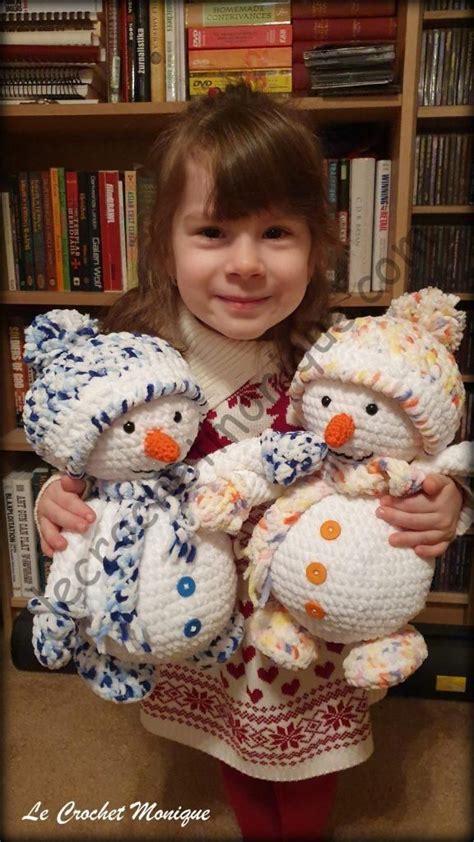Christmas Crochet Patterns Free, Crochet Snowman, Animal Knitting Patterns, Crochet Xmas ...