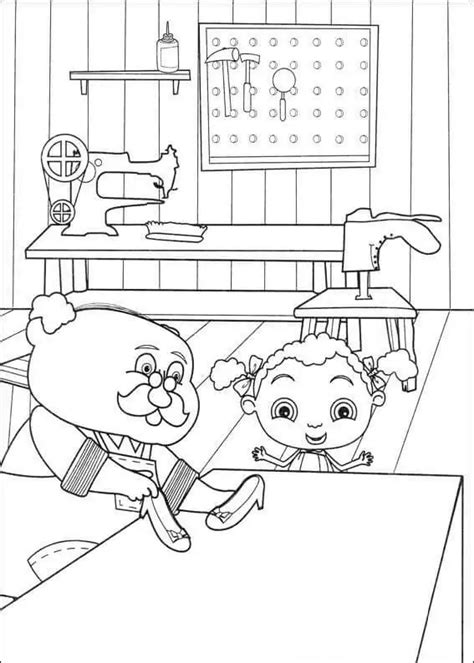 Cubby Coloring Pages - Free Franny's Feet Coloring Pages Printables