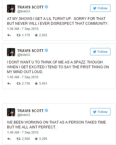 Watch: Travis Scott makes horrendous apology for homophobic comments ...