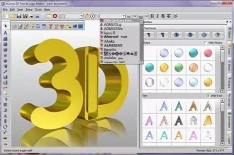 Programa Para Crear Diseñar Logos 3d - Aurora 3d Logo Maker | Mercado Libre