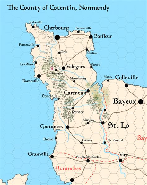 Cotentin Map by Timmo99 on DeviantArt