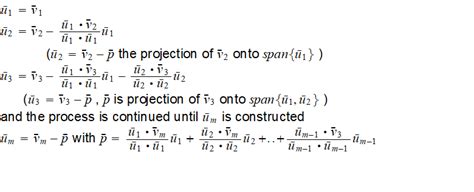 Herewe show that any subspace W in R n has an orthonormal basis, and ...