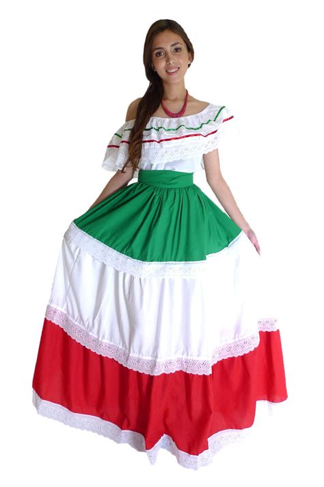 Mexican Clothing Co Little Girls Mexican Adelita Costume Blouse n Skirt ...