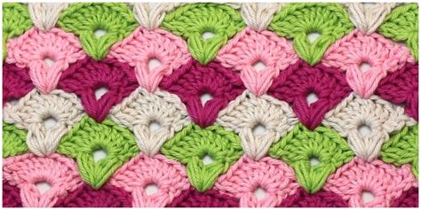 Puff Shell Crochet stitch - Learn to Crochet - Crochet Kingdom