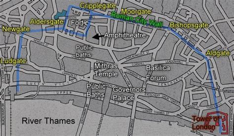 Roman London | London map, Hidden london, Tube stations london