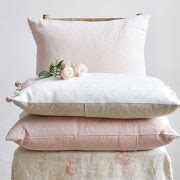 Old Pink Stonewashed Linen or Hygge Pink Floppy Linen Oblong Cushions ...