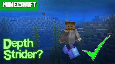 Minecraft | Depth Strider enchantment - Ferox Hosting Blog