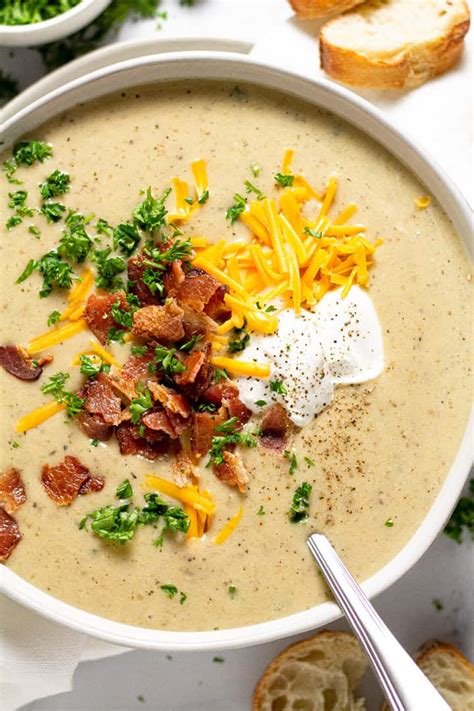 Creamy Loaded Potato Soup - Midwest Foodie