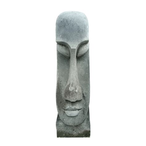 MOAI LONG HEAD STATUE – Jungle Gardens