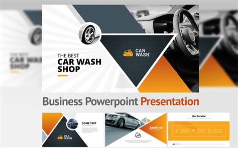 Car Wash PowerPoint template